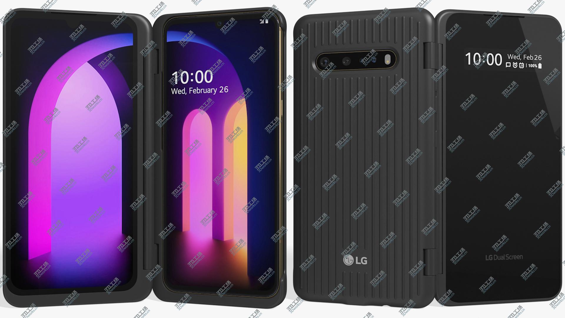 images/goods_img/2021040163/3D LG V60 ThinQ Dual Screen (Animated) model/1.jpg